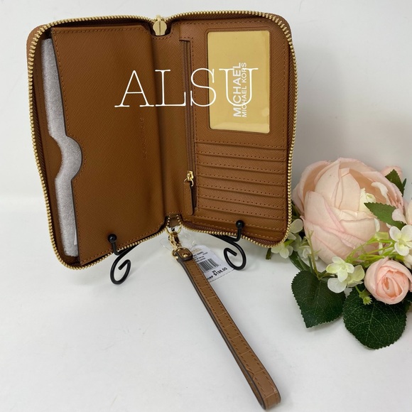 Michael Kors 💥SALE!💥 Flat LG Phone Case Wallet Embossed Le 35F9GTVW7E - Picture 5 of 5